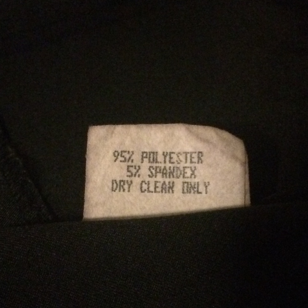 VINTAGE 1990's BLACK SUIT JACKET BLAZER SIZE 4 - Picture 7 of 7